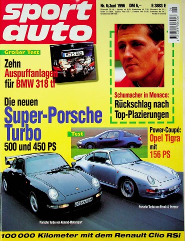 Deckblatt Sport Auto (06/1996)
